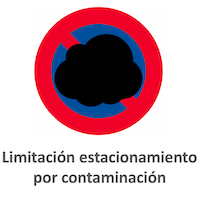 Prohibición estacionar escenario alerta