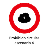 Prohibición Circular en escenario 4  Mad.