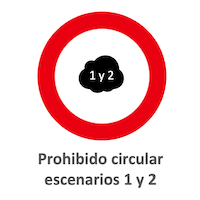 Prohibido circular Zona Cero en esc. 1 y 2 Zaragoza