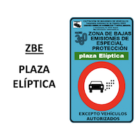 Acceso y circulación en ZBE Plaza Elíptica - Madrid