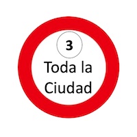 Escenario 3: Circulación en todo término municipal de 6.30 a 22:00 - Madrid